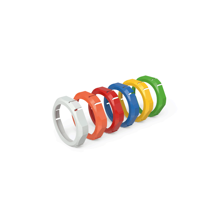 Beckhoff ZS7200-B014 B17 color coding flange for front/rear assembly, gray Turkey