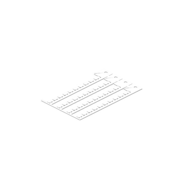 Beckhoff ZS5100-xxxx 40 contact labels, white, 5 x 10 mm Turkey