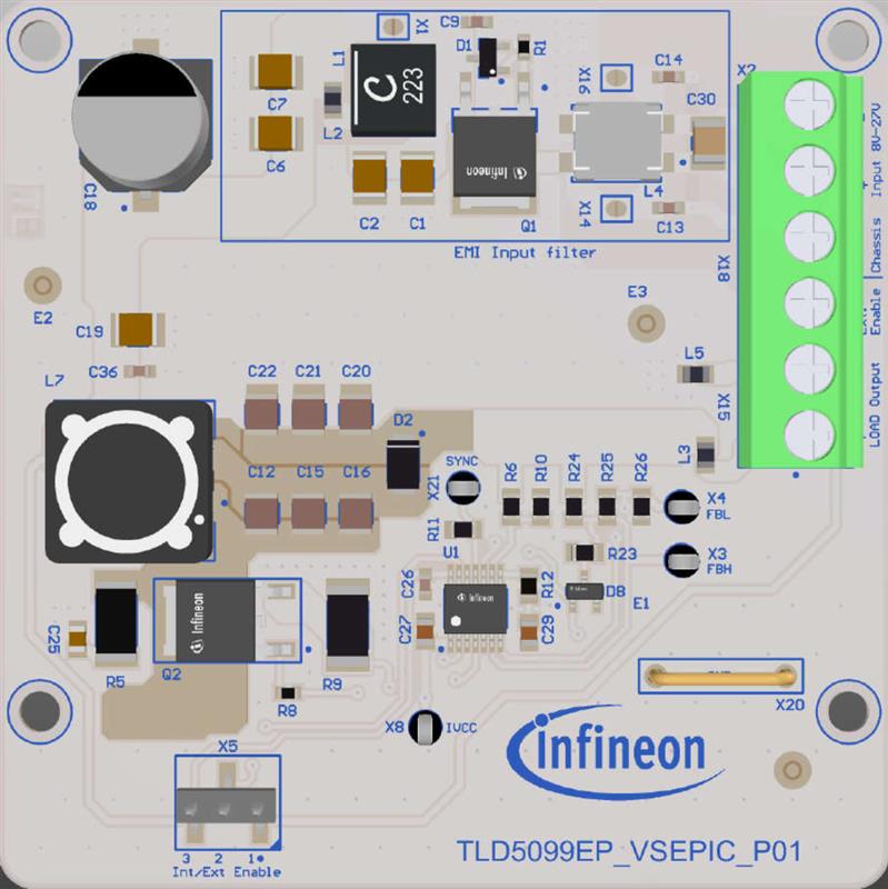 Infineon TLD5099EP_VSEPIC EVAL Turkey