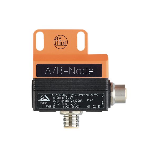 IFM DUAL SENSOR T6 2SI 2DO T M12 AS-Interface dual sensor for pneumatic valve actuators Turkey