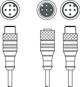 Leuze K-YCN M12A-M12A-S-PUR Interconnection cable Turkey