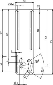 Leuze BT 346M.5-180 Mounting device