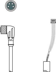 Leuze KDS U-M8-4W-JST-4A-V1-027 Interconnection cable Turkey