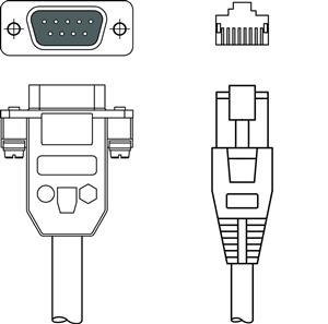 Leuze CB-ASM-PK1 Adapter cable