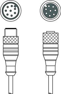 Leuze CB-M12-5000E-8TP Interconnection cable Turkey