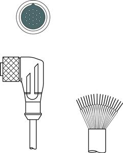 Leuze KD U-M23-JW-P1-050 Connection cable Turkey