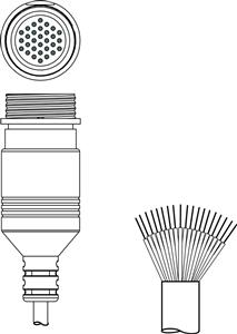 Leuze KD S-M30-30A-V1-250 Connection cable Turkey