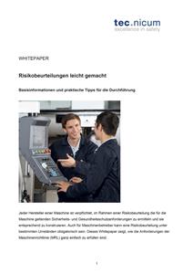 Schmersal Whitepaper Risk assessments made easy Turkey