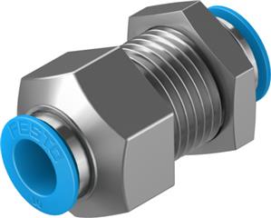 Festo QSS-10-F Push-in bulkhead connector