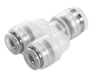 Festo NPQP-Y-Q10-Q8-FD-P10 Push-in Y-connector
