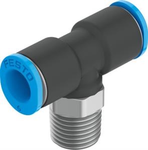 Festo QSMT-1/8-6 Push-in T-fitting