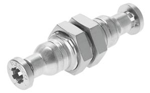 Festo CRQSS-4 Push-in bulkhead connector