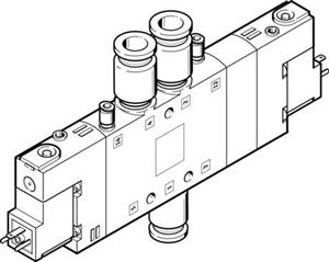 Festo CPE18-M1H-5/3BS-QS-8 Solenoid valve
