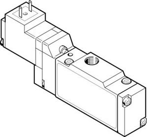 Festo MEH-3/2-1/8-P-B Solenoid valve
