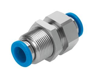 Festo QSS-6-F Push-in bulkhead connector