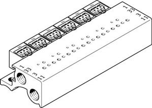 Festo MHP1-PR8-3-PI Manifold block