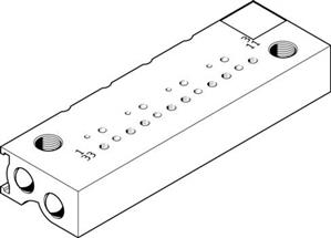 Festo MHP1-PR2-3-PI-PCB Manifold block