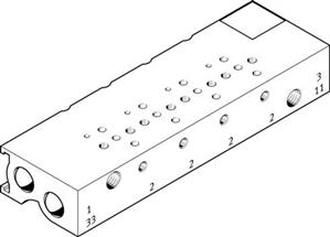Festo MHA1-PR10-3-M3-PI-PCB Manifold