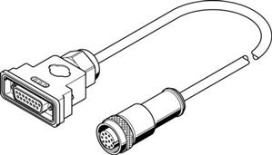 Festo KMTR-DC-SUB-15-M12-2,5 Motor cable Turkey