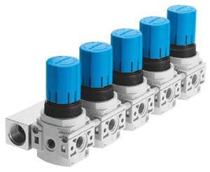 Festo LRB-1/4-DB-7-O-K5-MINI Pressure regulating valve manifold