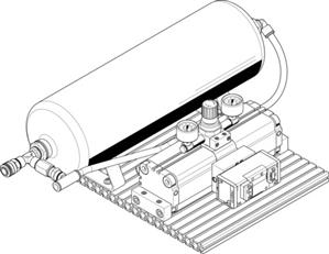 Festo DPA-63-16-CRVZS20 Pressure booster