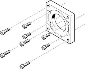 Festo EAMF-A-62B-87A Motor flange