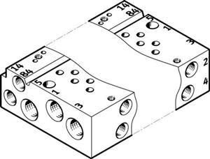 Festo VABM-L1-10AW-M7-4 Manifold rail