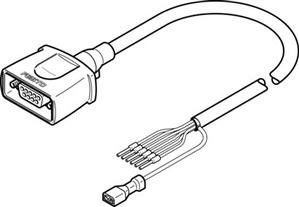 Festo NEBM-S1G9-E-2.5-Q5-LE6 Motor cable Turkey