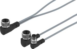 Festo NEDV-L2R1-V7-M12W3-K-0.1L1-N-M8W4-0.2R1 Connecting cable