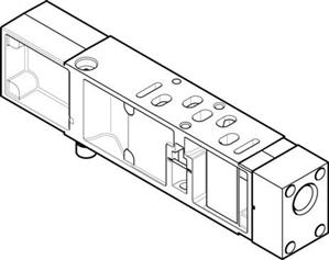 Festo VABF-S4-1-P1A14-N14 Vertical pressure supply plate