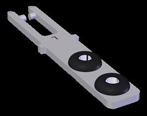 Euchner BETAETIGER-P-GNT Actuator for safety switch NP/GP/TP, increased overtravel