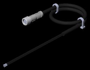 Euchner C-M08F04-04X025PV02,0-ES-084641 Connecting cable with plug connector M8, 4-pin, 2 m