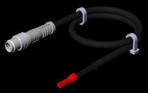 Euchner C-M08M04-04X025PV15,0-ES-088844 Connecting cable with plug connector M8, 4-pin, 15 m