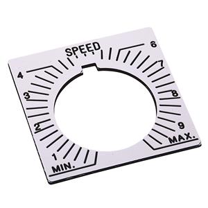Allen Bradley 800H-W481 30mm 800H SPEED White Legend Plate