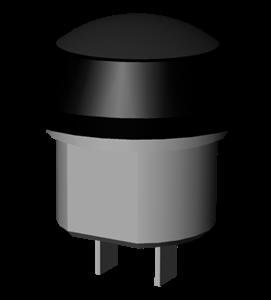 Euchner DRUCKTASTER SCHWARZ 1S Pushbutton, not illuminated Turkey