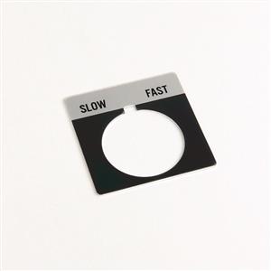 Allen Bradley 800T-X545 30mm 800T SLOW-FAST Legend Plate
