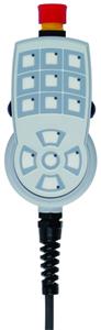 Euchner HBA-096692 Hand-held pendant station HBA, EMERGENCY STOP device, pushbuttons, membrane keypad, LEDs