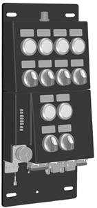 Euchner MGB-CB-PN-112048 Control panel MGB--PN with 12 control elements, push-pull plug, connection for stack light, RC12 Turkey