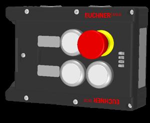 Euchner MGB-L1-APA-AP4A1-M-L-137328 Locking module MGB-L1-APA (guard locking by spring force) with 3 pushbuttons, emergency stop