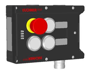 Euchner MGB-L1-APA-AP4A1-S1-R-121368 Locking module MGB-L1-APA (guard locking by spring force) with 3 pushbuttons, emergency stop, RC18