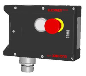 Euchner MGB-L1-ARA-AL3A1-S6-L-157964 Locking module MGB-L1-ARA, (guard locking by spring force) with 1 pushbutton, emergency stop, RC26