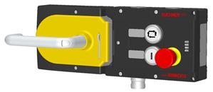 Euchner MGB-L1H-ARA-L-111022 Locking set MGB-L1H-ARA (guard locking by spring force) with 2 pushbuttons, emergency stop, RC18