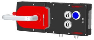 Euchner MGB-L1HE-APA-L-156003 Locking set MGB-L1HE-APA, (guard locking by spring force) with 3 pushbuttons, 2 x M12