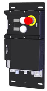 Euchner MGB-L2B-EIA-L-127678 Locking module MGB-L2-EI (guard locking by solenoid force) with 2 pushbuttons, emergency stop