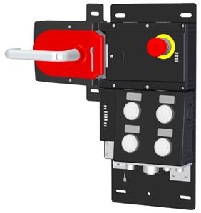 Euchner MGB-L2HB-EIA-L-158024 Locking set MGB-L2-EI (guard locking by solenoid force) with 4 pushbuttons, emergency stop