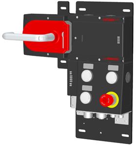 Euchner MGB-L2HB-PNC-L-122904 Locking set MGB-L2-PN (guard locking by solenoid force) with 4 control elements, 7/8