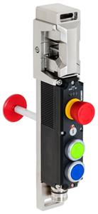 Euchner MGBS-P-L1-AR-U-L-AEE-SH-160873 MGBS-AR, M23, emergency stop, 2 pushbuttons, with escape release, door hinge on left