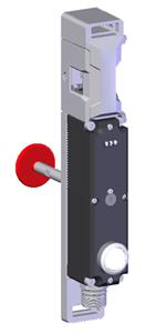 Euchner MGBS-P-L1-AR-U-R-AEE-SH-161206 MGBS-AR, M23, 1 pushbutton, with escape release, door hinge on right