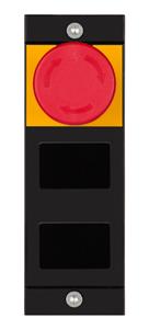 Euchner MSM-1-P-CA-A0Q0Q0-H2-165632 Submodule MSM-1-P (emergency stop, slide-in labels)
