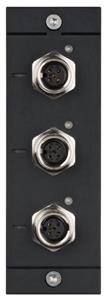 Euchner MSM-1-R-DA-SQSQSQ-F3-164058 Submodule MSM-1-R (3 x M12 plug connectors for electromechanical safety switches)